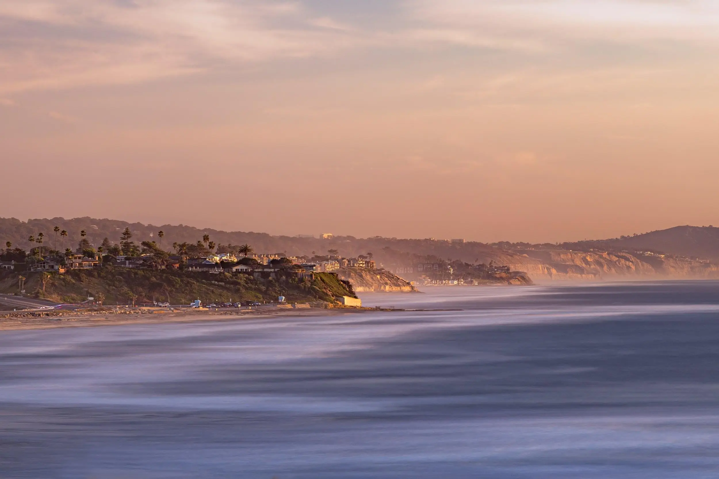 Beautiful beach sunset